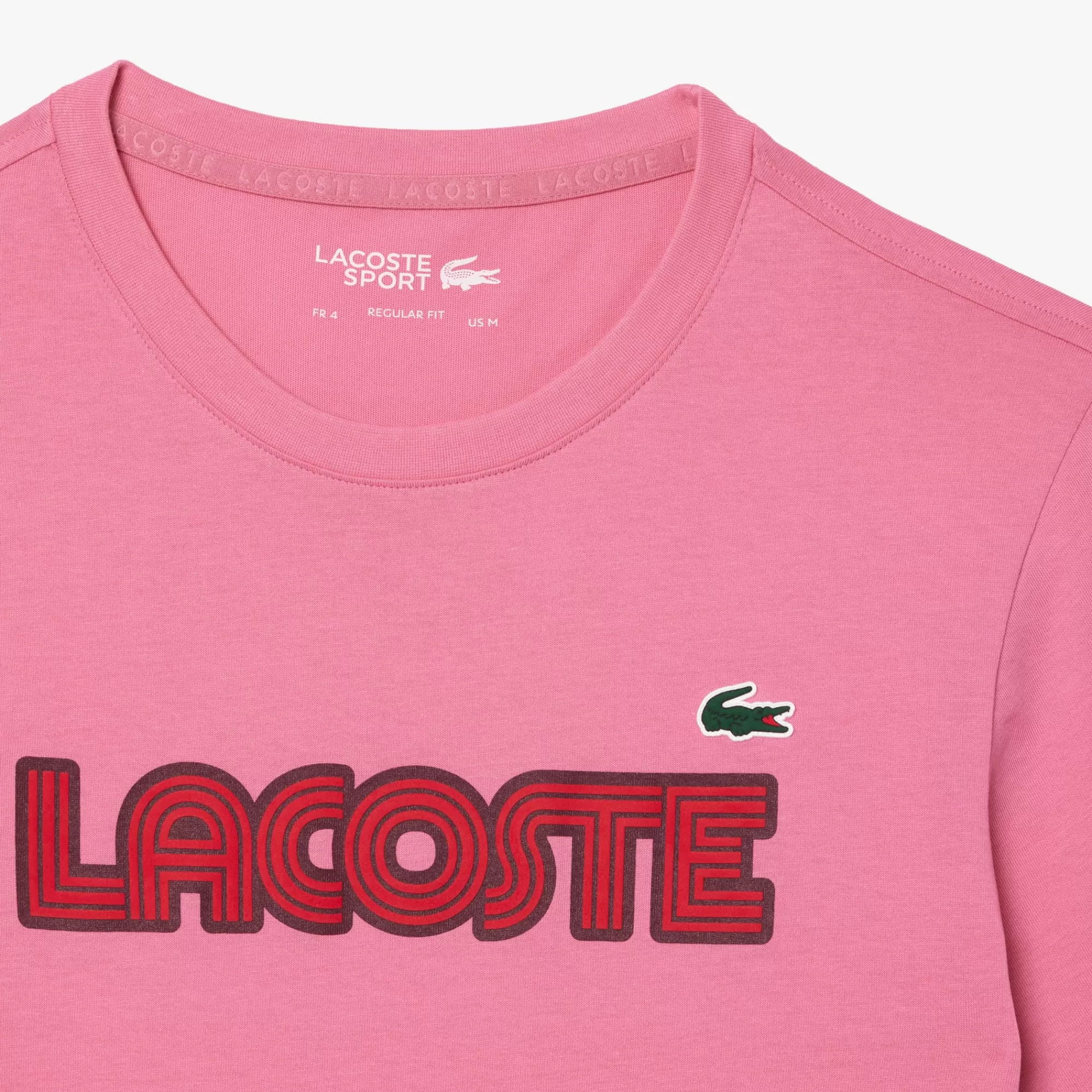 LACOSTE Roupa Desportiva | T-Shirts^T-shirt Desportiva de Algodão com Logo e Tecnologia Ultra-Dry