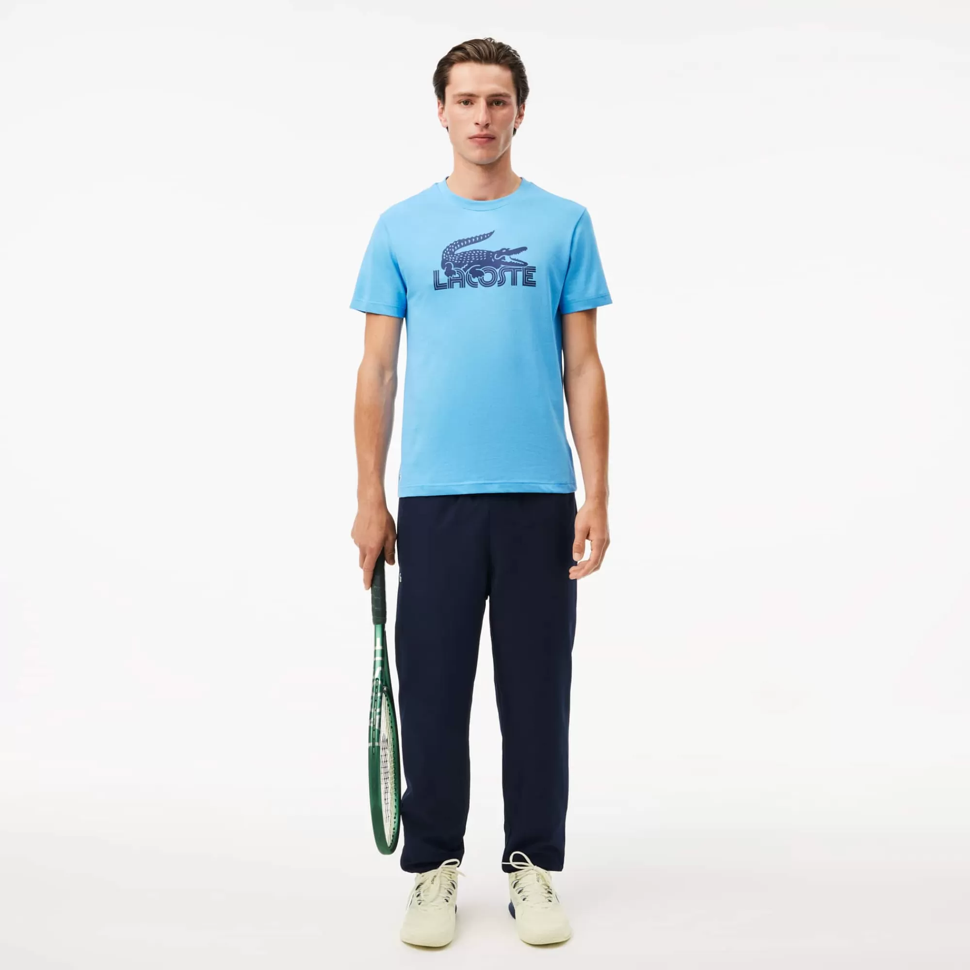 LACOSTE Roupa Desportiva | T-Shirts^T-shirt Desportiva de Algodão com Tecnologia Ultra-Dry