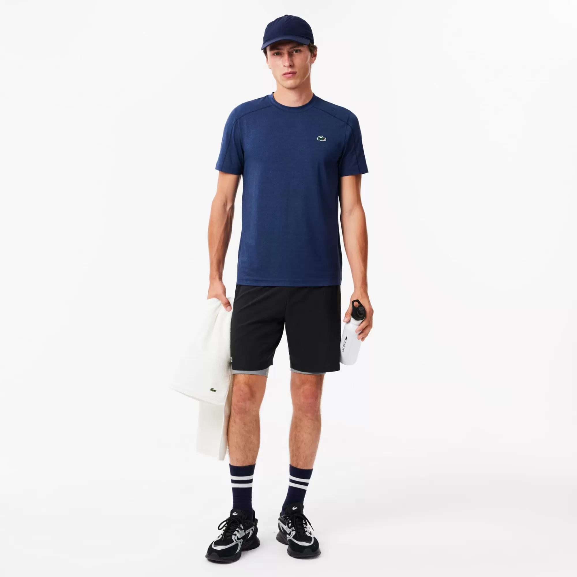 LACOSTE Ginásio & Treino | Roupa Desportiva^T-shirt Desportiva Elástica com Tecnologia Ultra-Dry