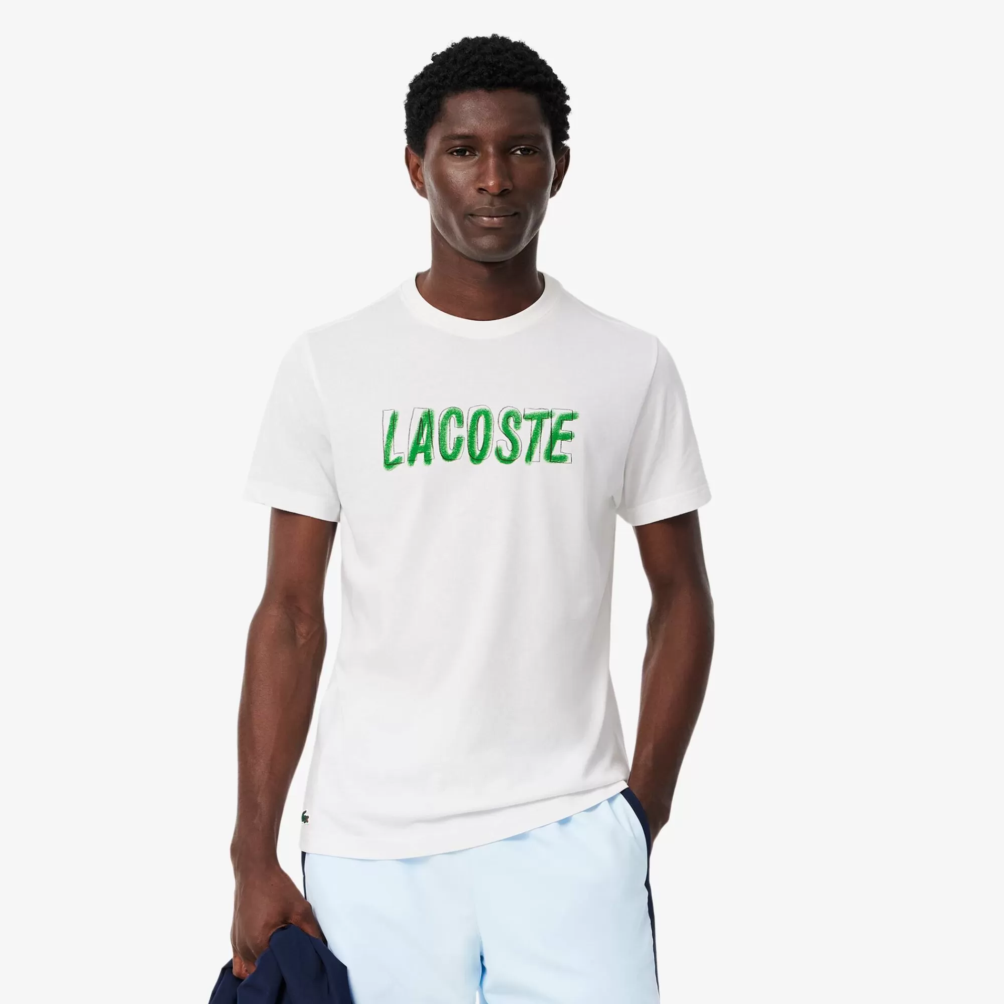 LACOSTE Ginásio & Treino | T-Shirts^T-shirt Desportiva Estampada com Tecnologia Ultra-Dry