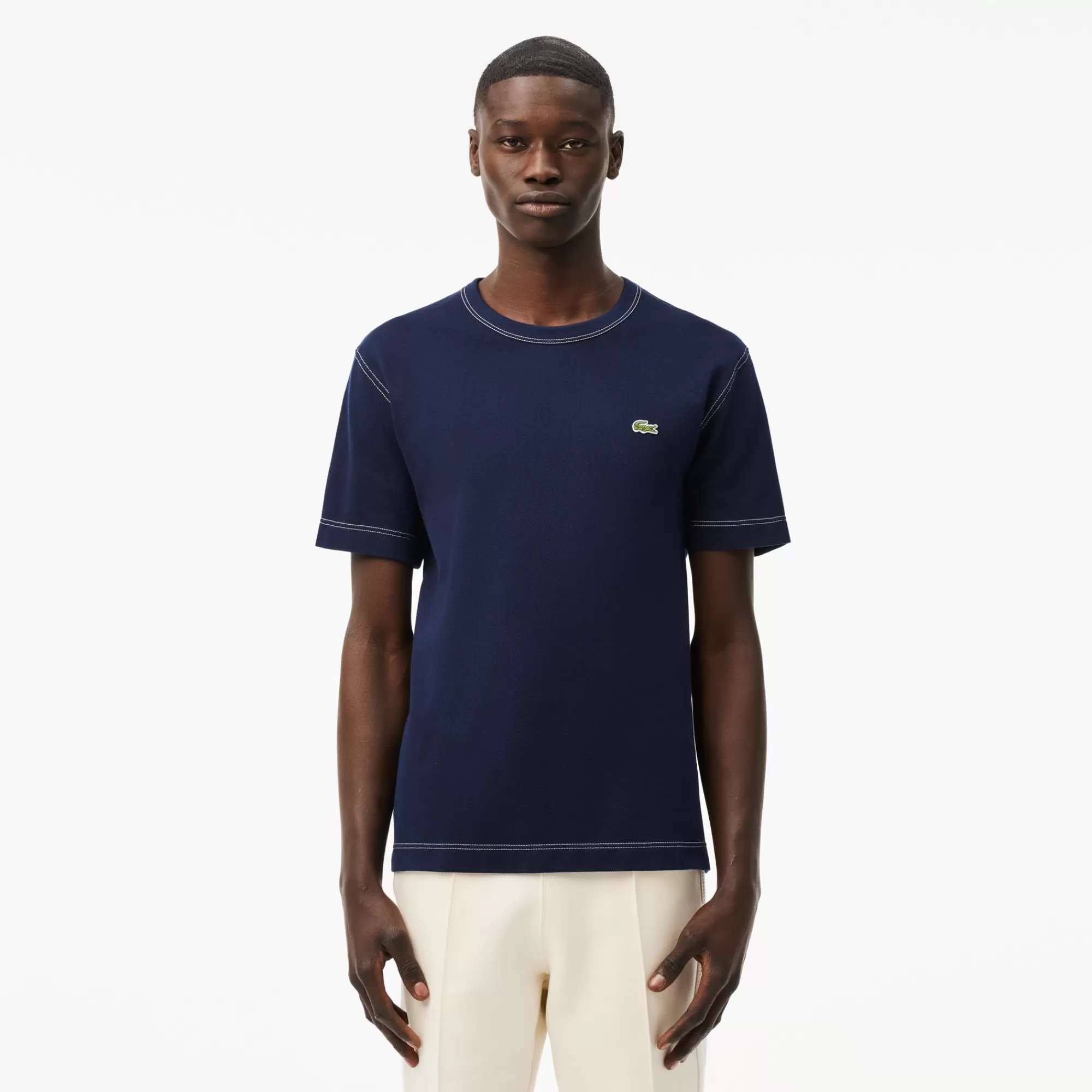 LACOSTE T-Shirts^T-shirt em Piqué Pesado