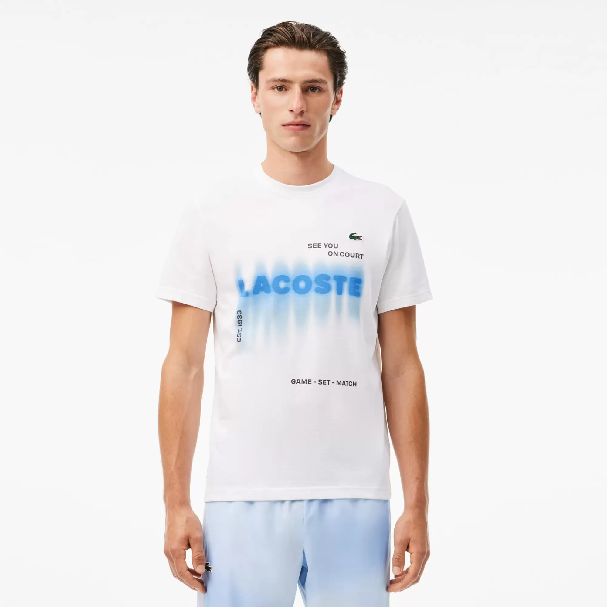 LACOSTE Ténis | T-Shirts^T-shirt Ténis x Daniil Medvedev