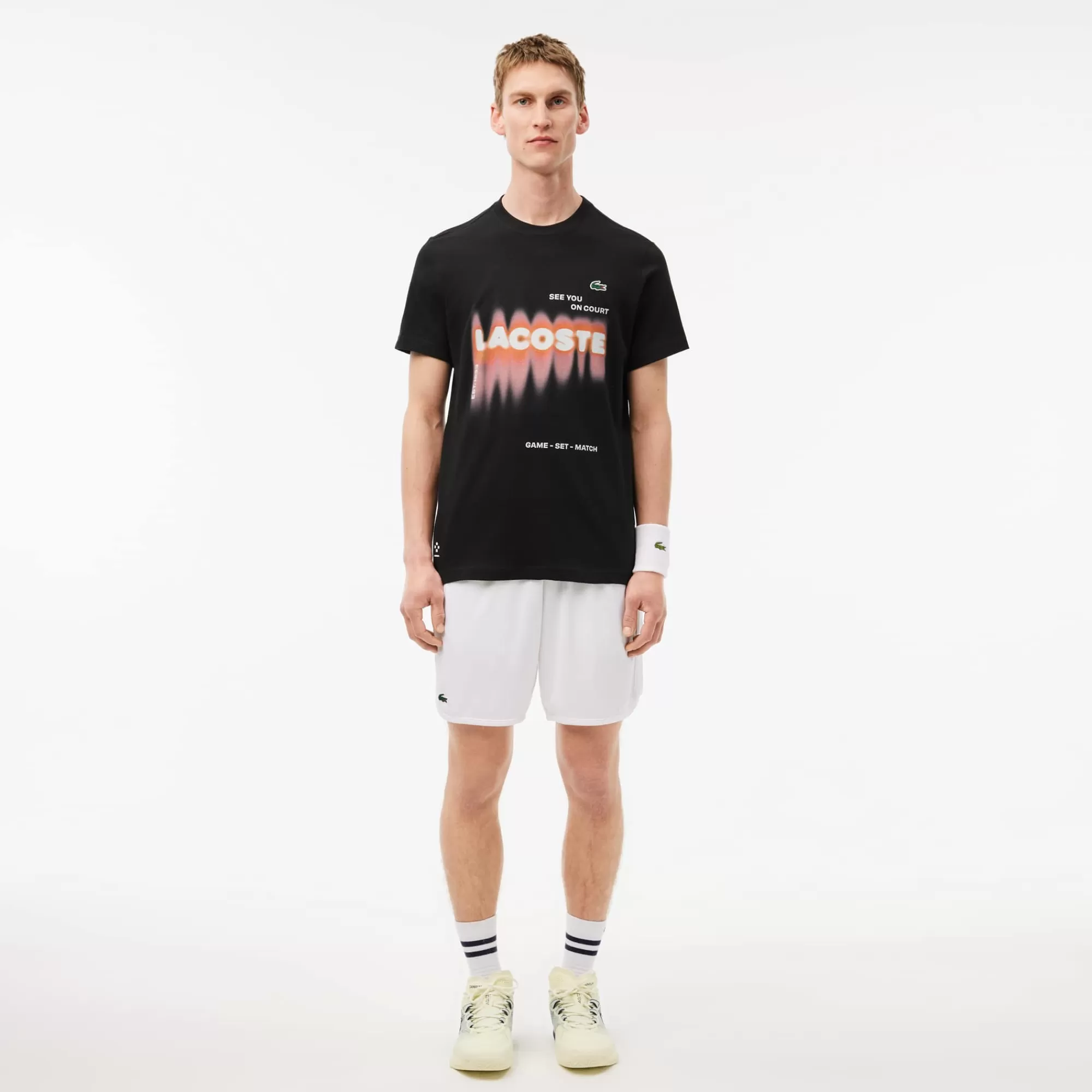 LACOSTE Ténis | T-Shirts^T-shirt Ténis x Daniil Medvedev