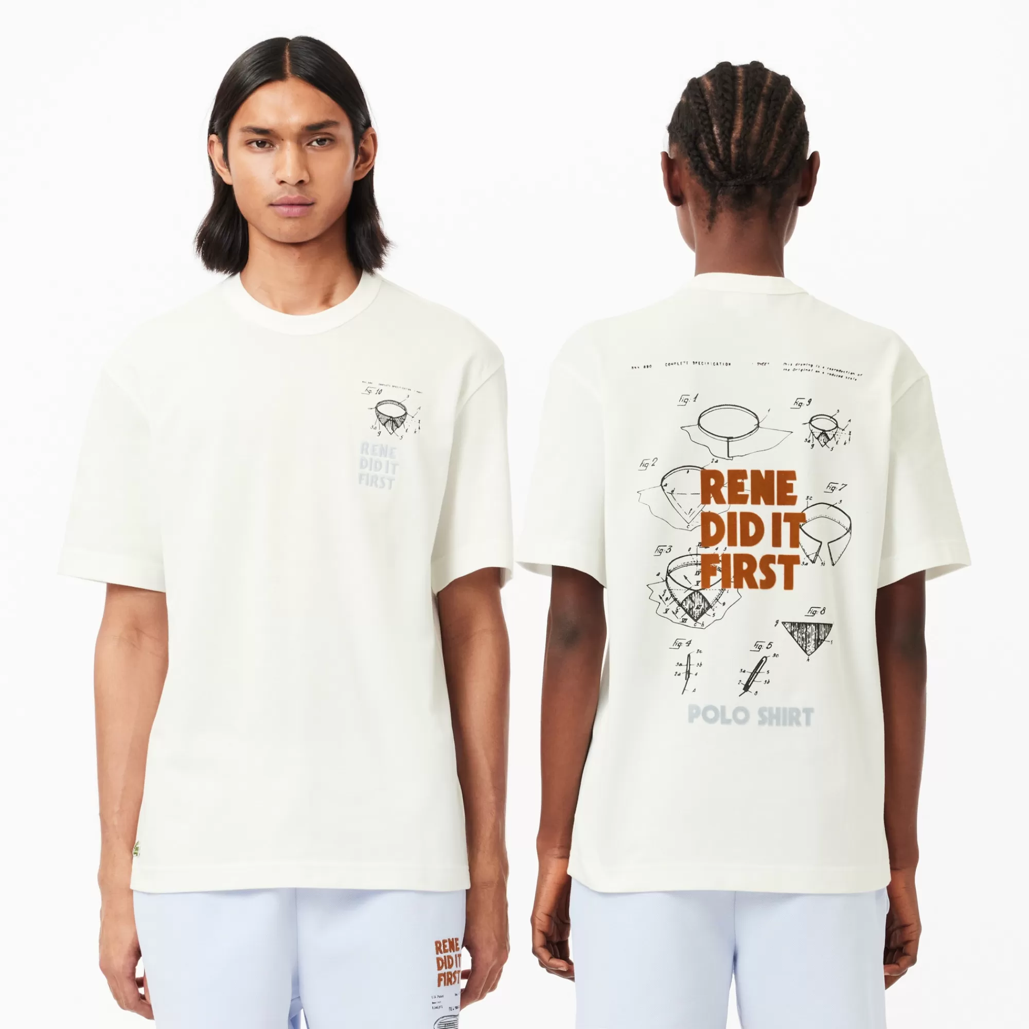 MULHER LACOSTE T-Shirts | T-Shirts^T-shirt Piqué Gráfica