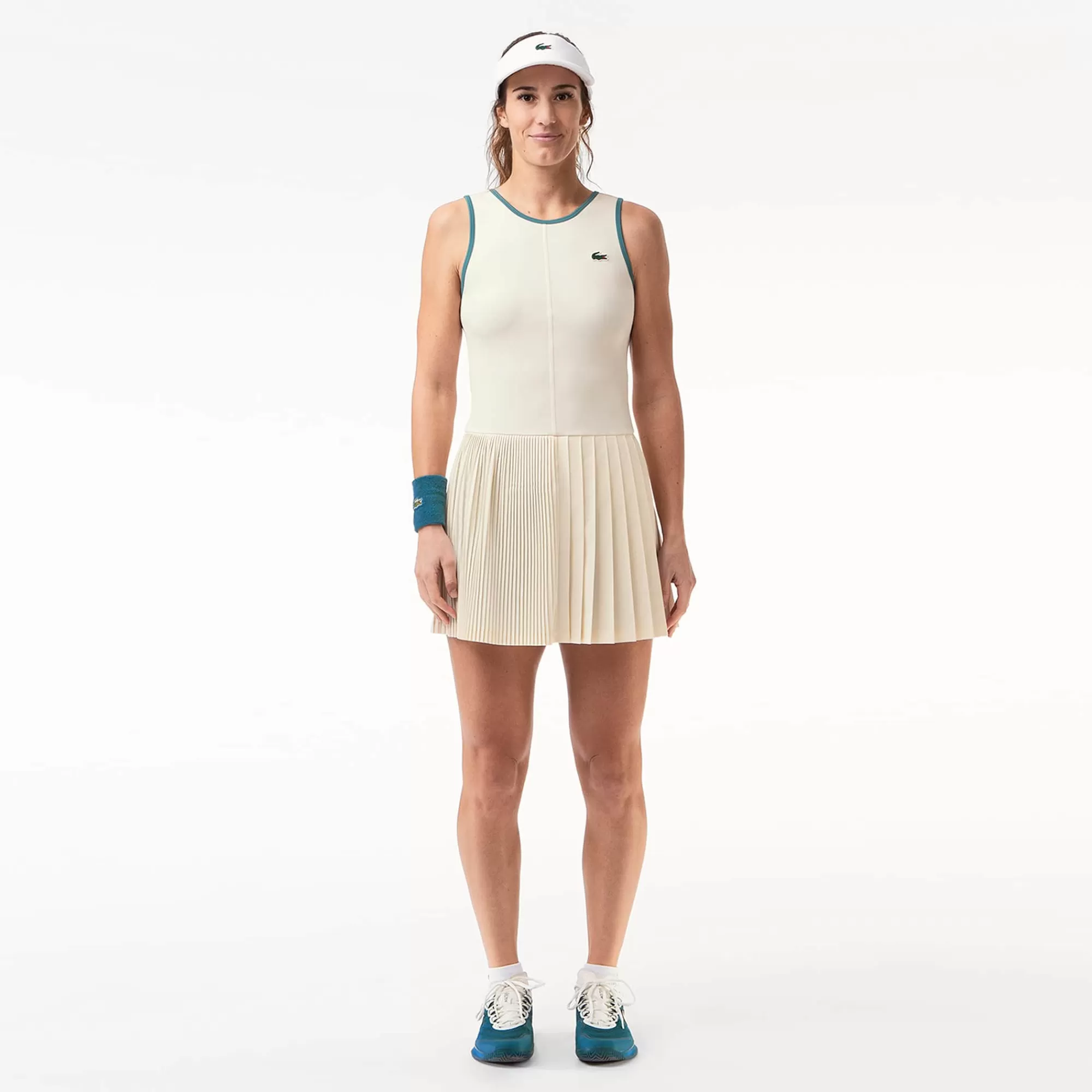 MULHER LACOSTE Ténis | Roupa Deportiva Mulher^Vestido de Ténis com Forro Amovível e Tecnologia Ultra-Dry
