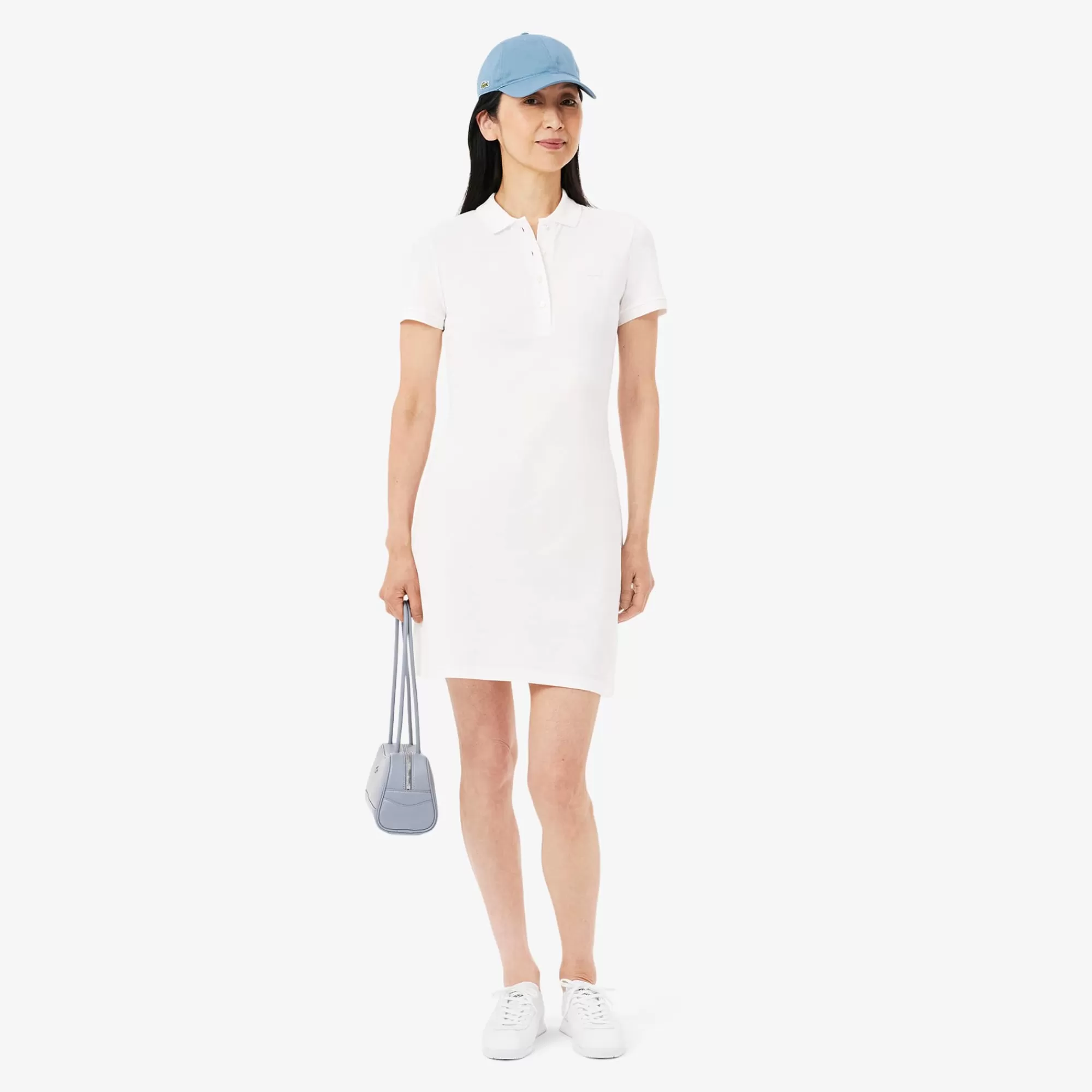 MULHER LACOSTE Vestidos & Saias^Vestido Polo Mini Piqué Elástico Slim Fit