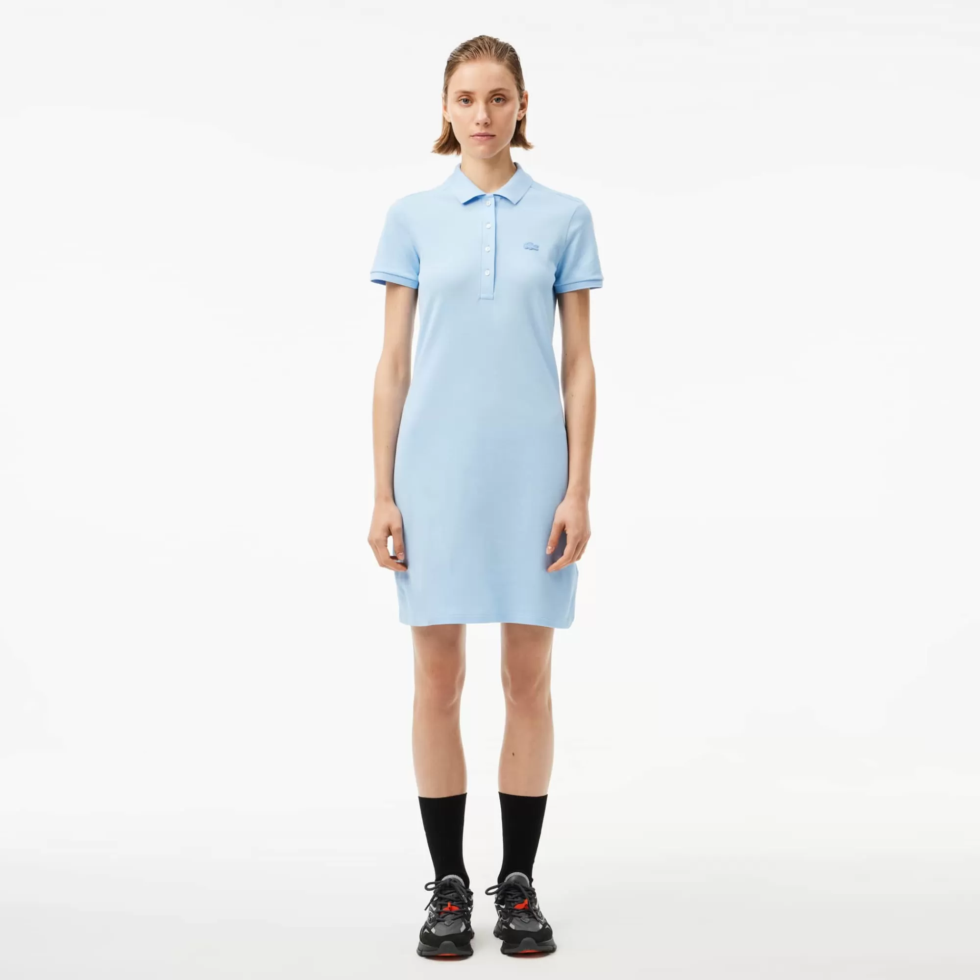 MULHER LACOSTE Vestidos & Saias^Vestido Polo Mini Piqué Elástico Slim Fit