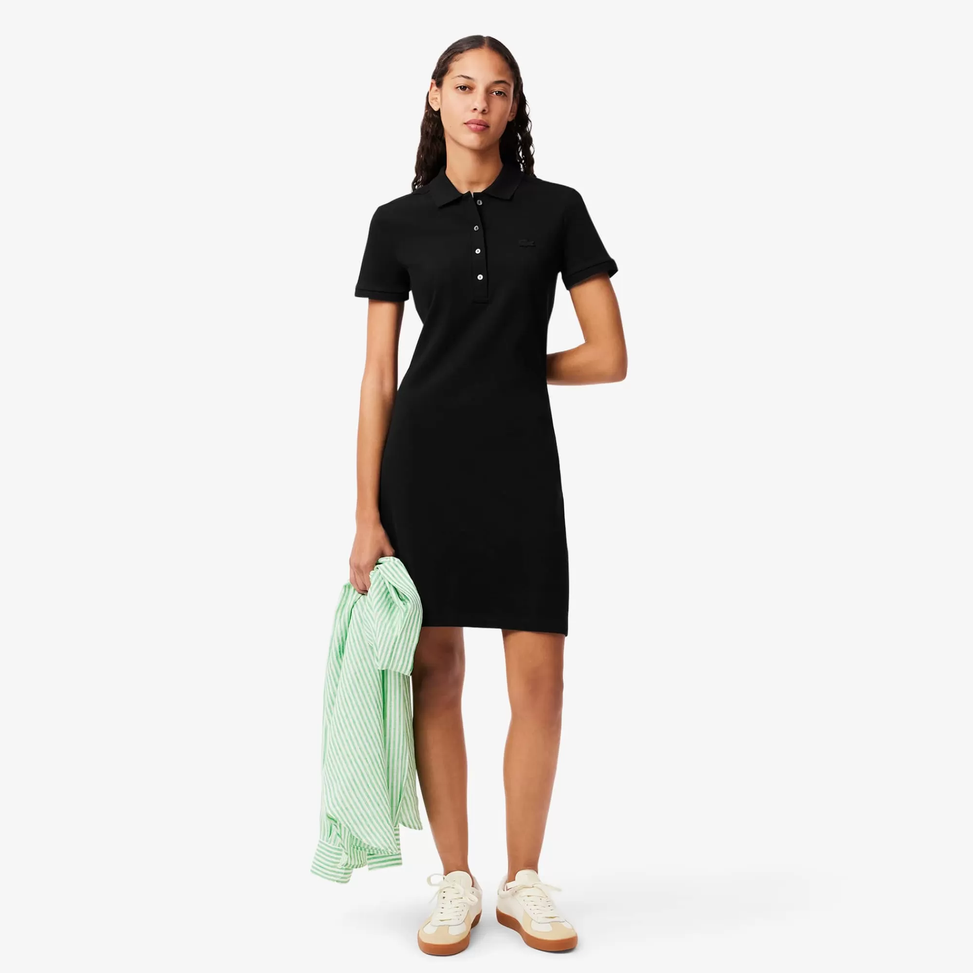 MULHER LACOSTE Vestidos & Saias^Vestido Polo Mini Piqué Elástico Slim Fit