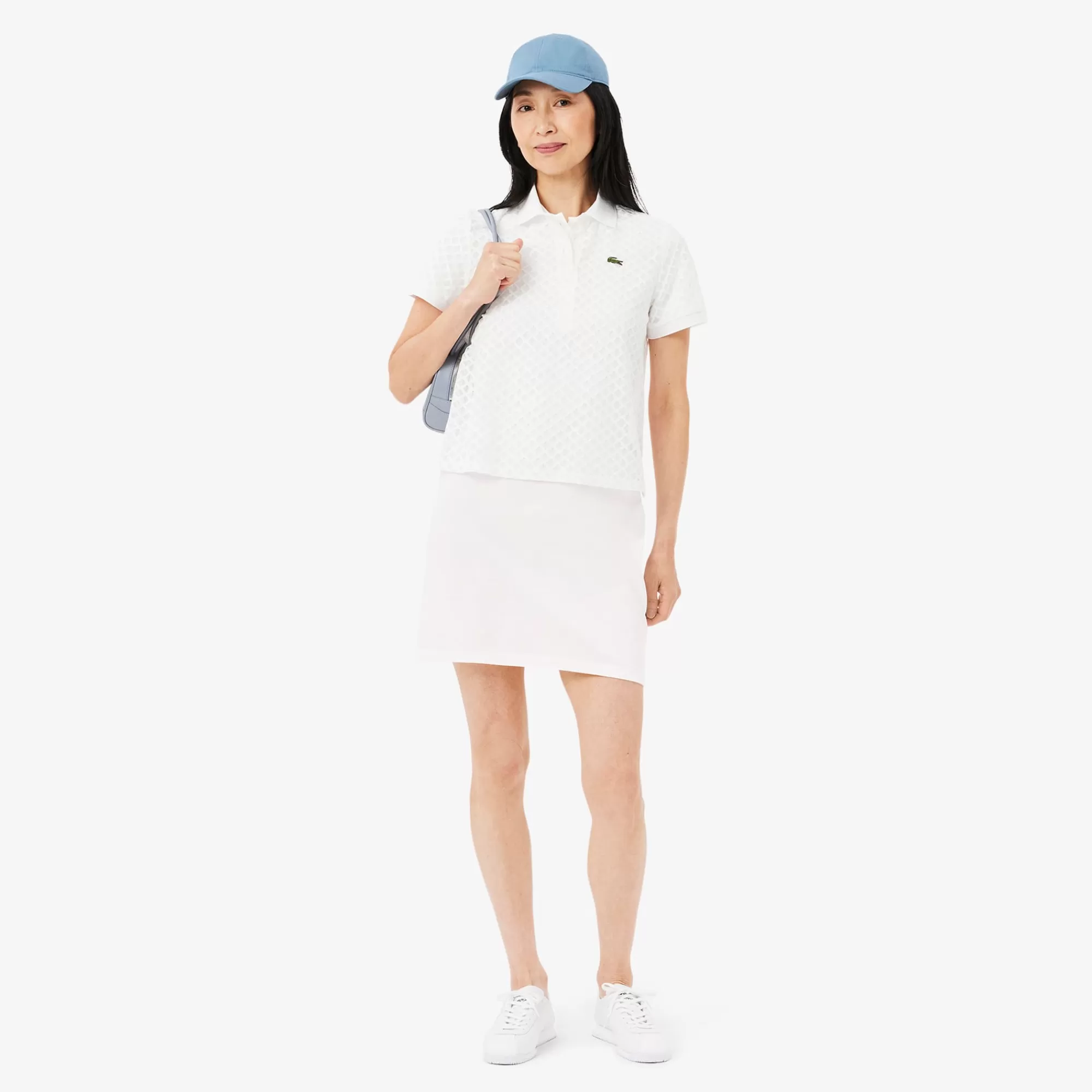 MULHER LACOSTE Vestidos & Saias^Vestido Polo Mini Piqué Elástico Slim Fit