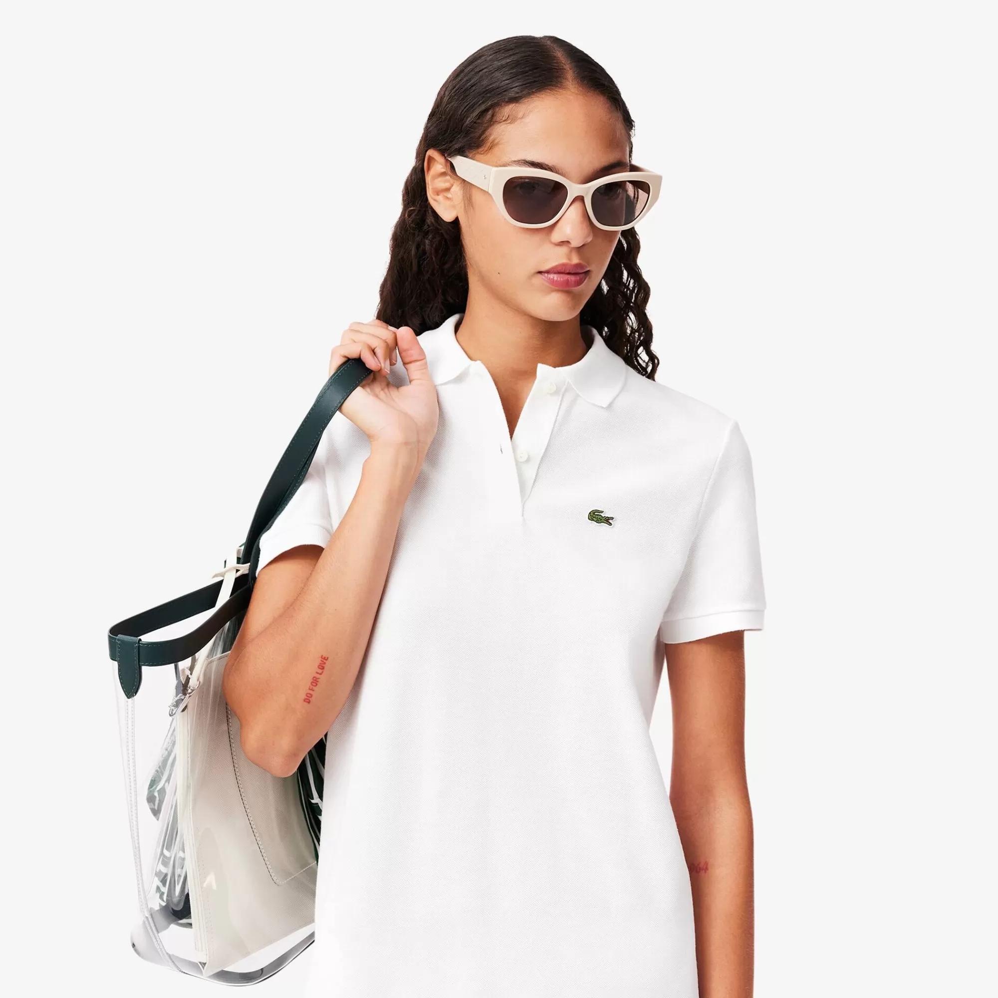 MULHER LACOSTE Vestidos & Saias^Vestido Polo Piqué Petit Flexível