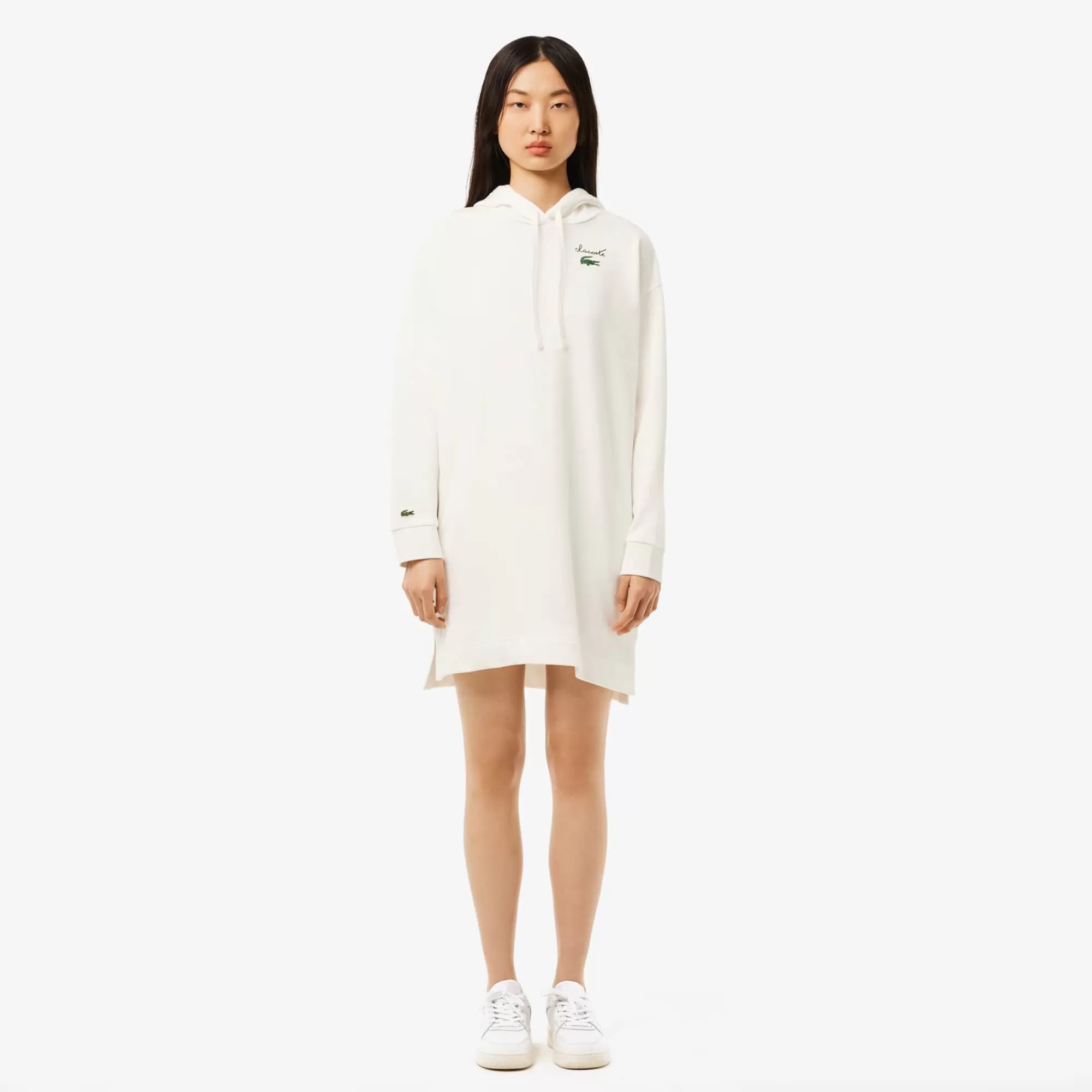 MULHER LACOSTE Vestidos & Saias^Vestido tipo Sweatshirt de Felpa Oversize