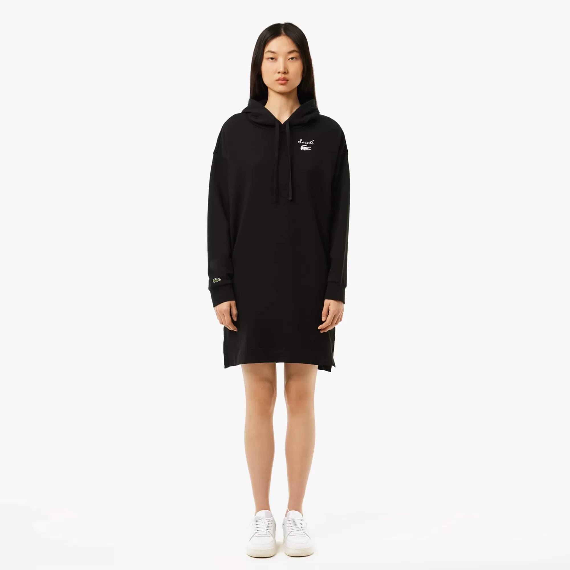 MULHER LACOSTE Vestidos & Saias^Vestido tipo Sweatshirt de Felpa Oversize
