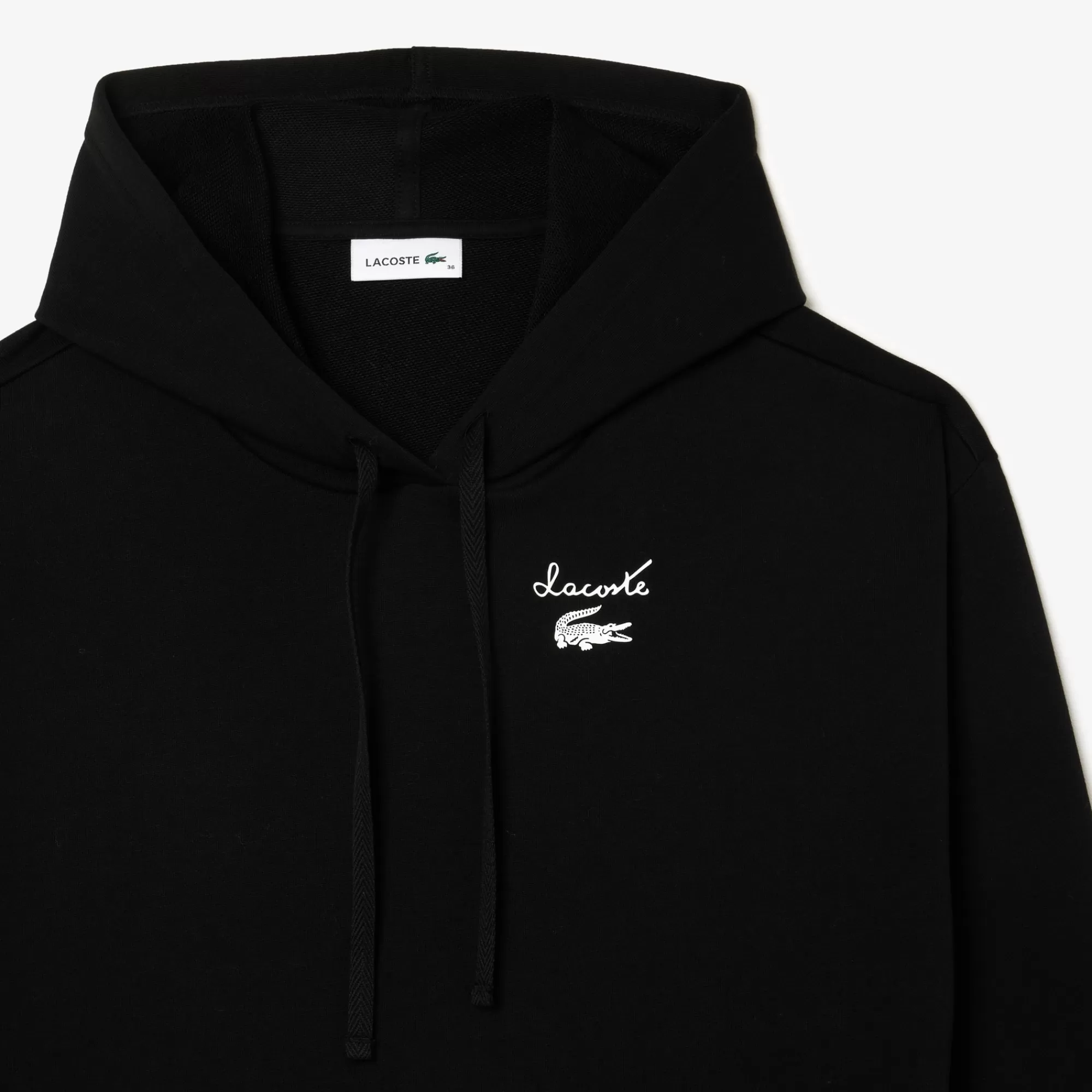 MULHER LACOSTE Vestidos & Saias^Vestido tipo Sweatshirt de Felpa Oversize
